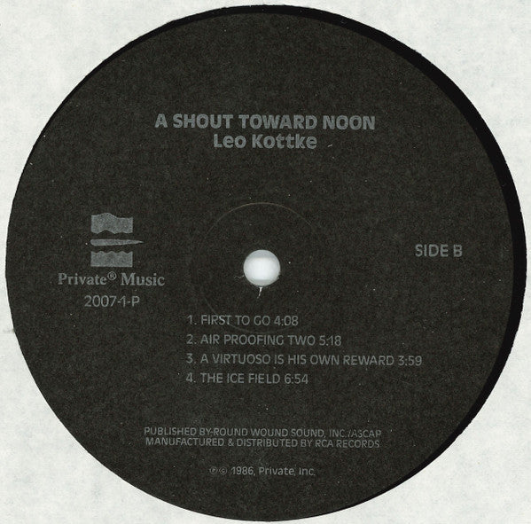 Leo Kottke : A Shout Toward Noon (LP, Album)