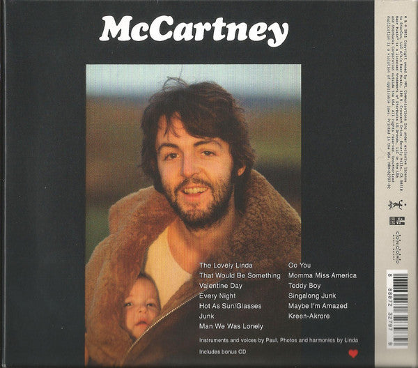 Paul McCartney : McCartney (CD, Album, Mono, RE, RM + CD, Album + S/Edition)