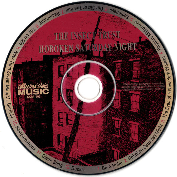 The Insect Trust : Hoboken Saturday Night (CD, Album, RE)