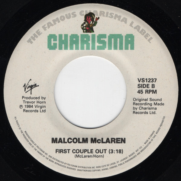 Malcolm McLaren : Madam Butterfly (7", Single)