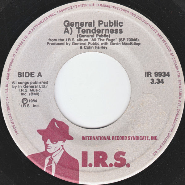 General Public : Tenderness (7", Single)