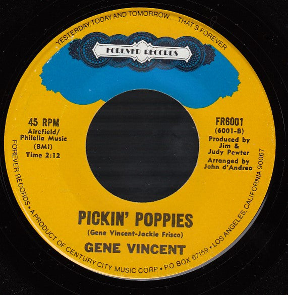 Gene Vincent : Story Of The Rockers / Pickin' Poppies (7", Single)