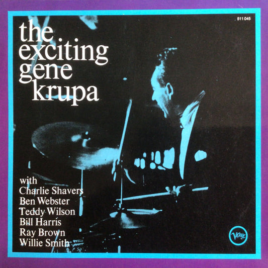 Gene Krupa : The Exciting Gene Krupa (LP, Album, Mono, RE)