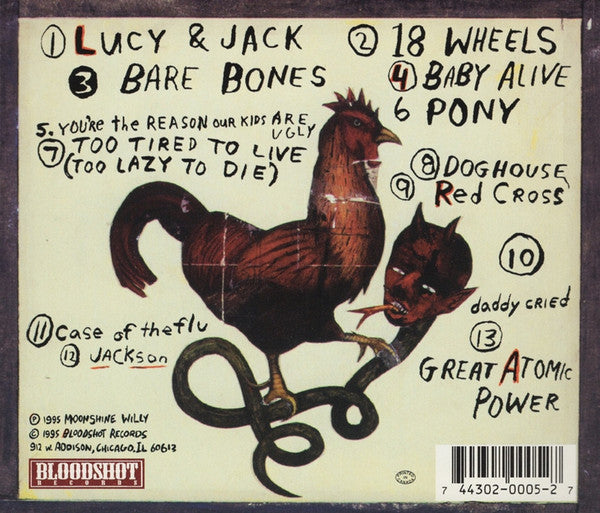 Moonshine Willy : Pecadores (CD, Album)