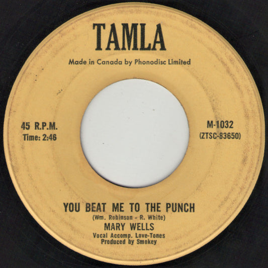 Mary Wells : You Beat Me To The Punch / Old Love (Let's Try It Again) (7", Single)