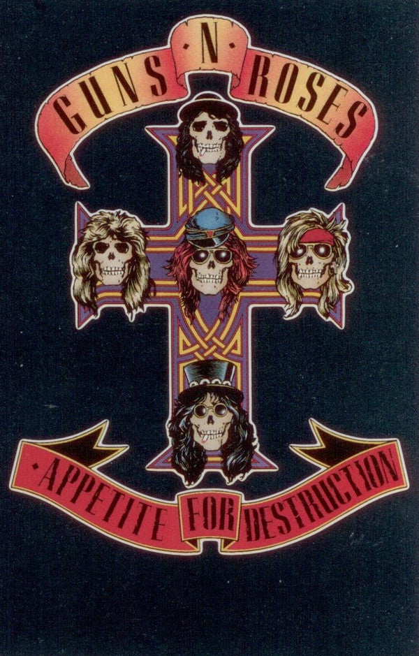 Guns N' Roses : Appetite For Destruction (Cass, Album, Dol)