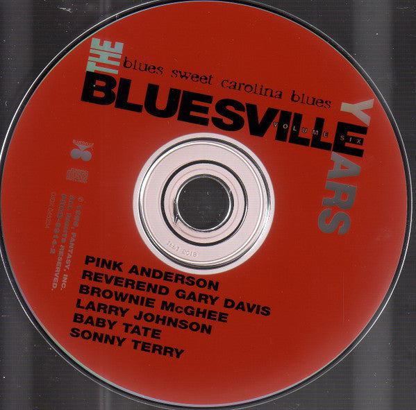 Pink Anderson, Rev. Gary Davis, Baby Tate, Sonny Terry, Brownie McGhee, Larry Johnson (6) : The Bluesville Years Volume Six  Blues Sweet Carolina Blues (CD, Comp)