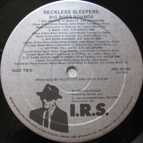Reckless Sleepers : Big Boss Sounds (LP, Album)