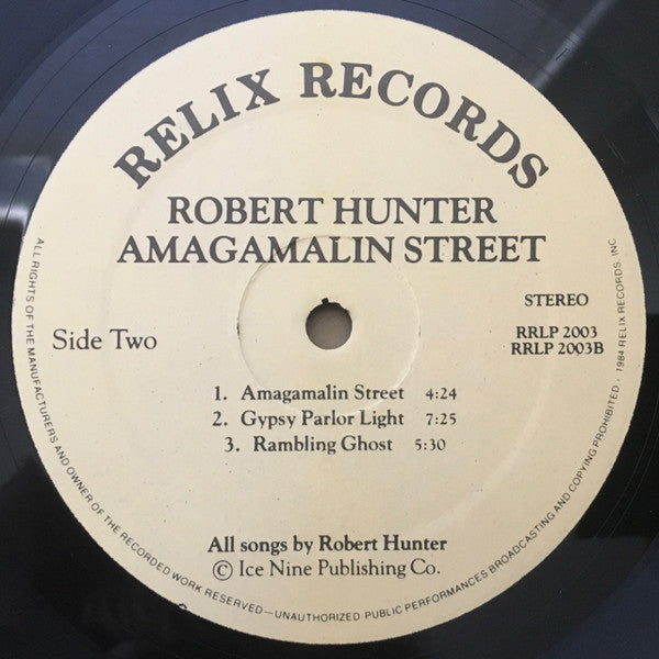 Robert Hunter : Amagamalin Street (2xLP, Album)