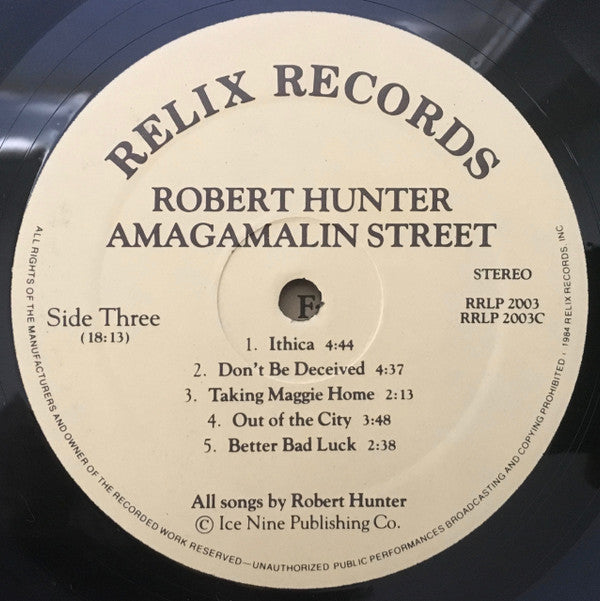 Robert Hunter : Amagamalin Street (2xLP, Album)
