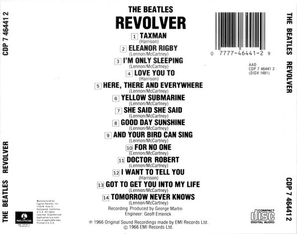 The Beatles : Revolver (CD, Album, RE, Jax)