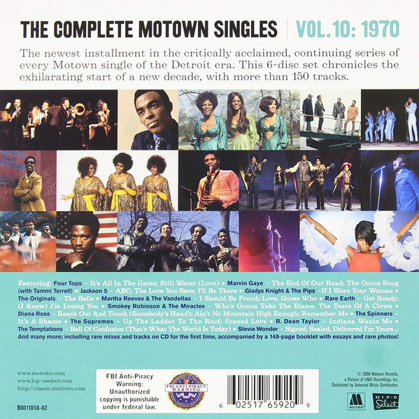 Various : The Complete Motown Singles | Vol. 10: 1970 (7", Single, RP + 6xCD, Comp, Ltd, RM)