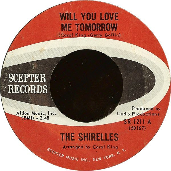 The Shirelles : Will You Love Me Tomorrow / Boys (7", Single)