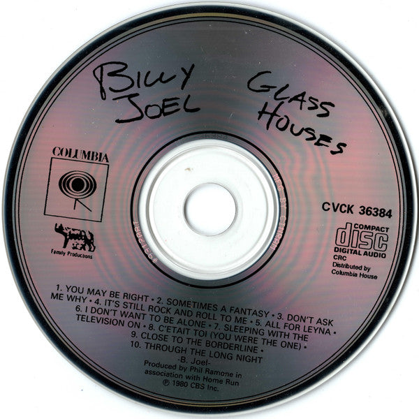 Billy Joel : Glass Houses (CD, Album, Club, RE)