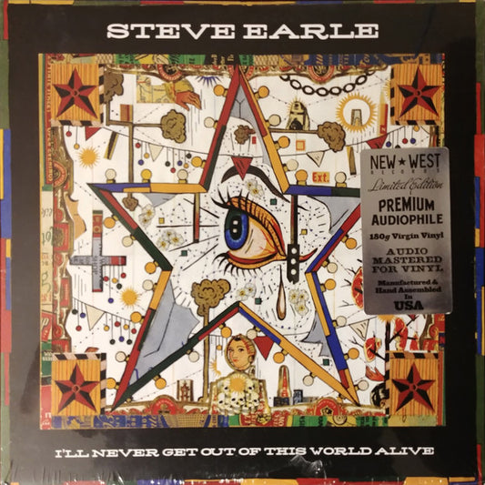 Steve Earle : I'll Never Get Out Of This World Alive (LP, Album, Ltd, 180)