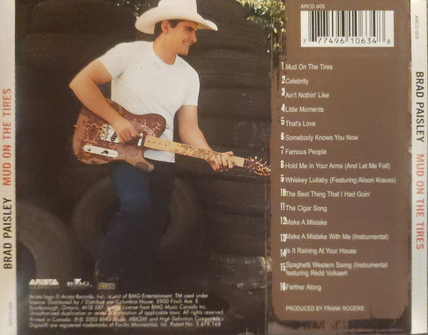 Brad Paisley : Mud On The Tires (HDCD, Album)