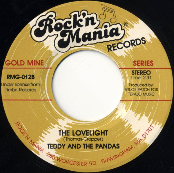 Eric Burdon / Teddy And The Pandas* : Spill The Wine / The Lovelight (7", Single, RE)