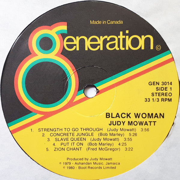 Judy Mowatt : Black Woman (LP, Album)