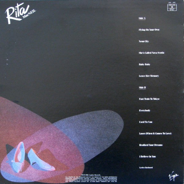 Rita MacNeil : Flying On Your Own (LP, Album)