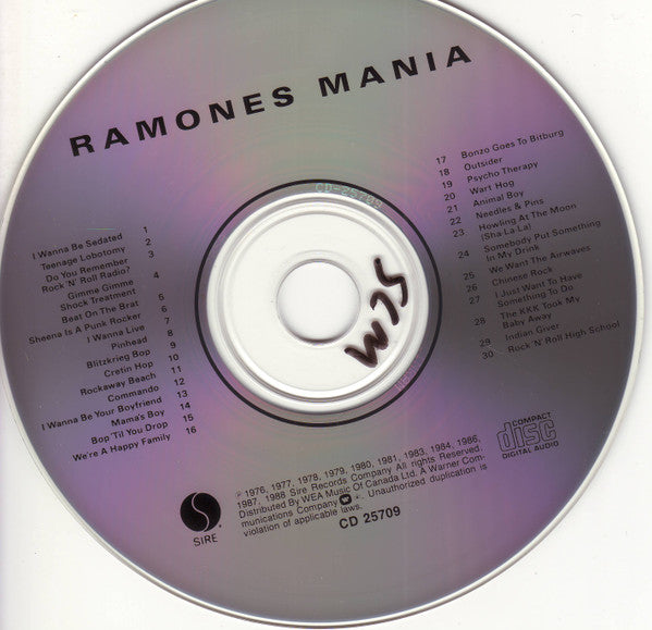 Ramones : Ramones Mania (CD, Comp, RE, RM)