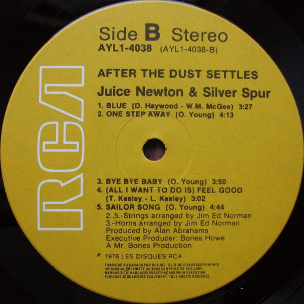 Juice Newton & Silver Spur : After The Dust Settles (LP, Album, RE)