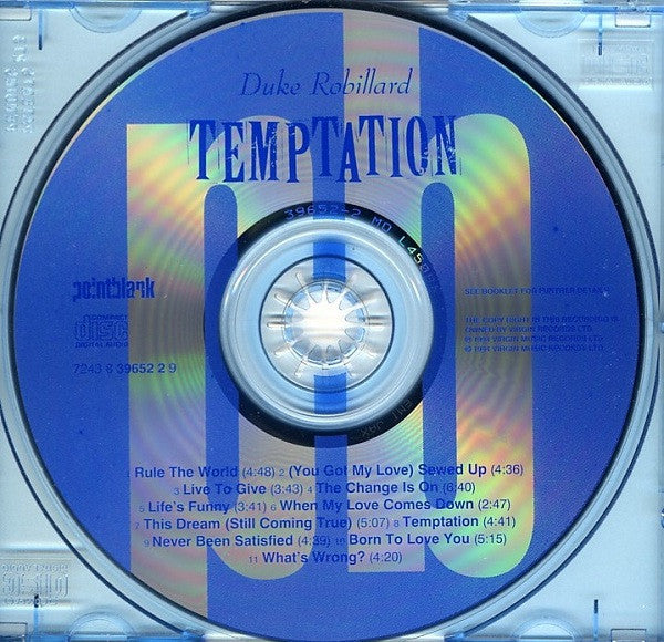 Duke Robillard : Temptation (CD, Album)