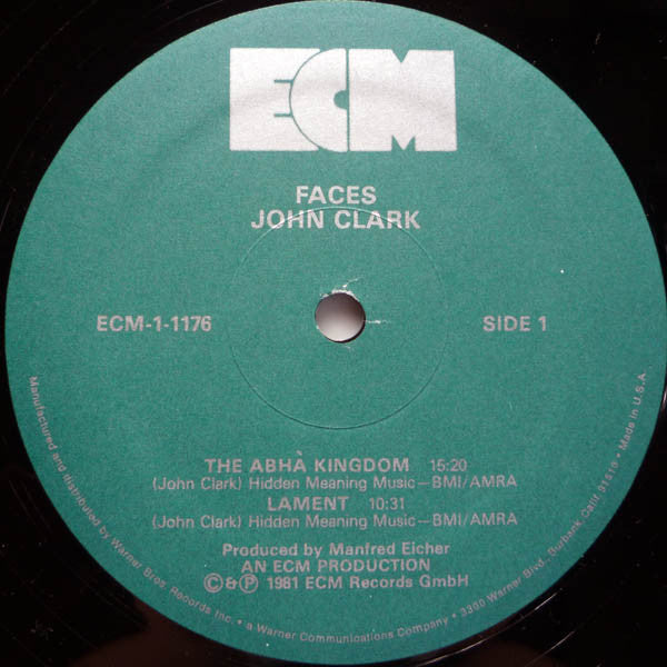 John Clark (2) : Faces (LP, Album)