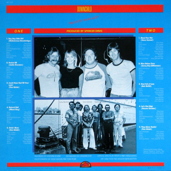 Downchild Blues Band With Spencer Davis : Blood Run Hot (LP, Album)
