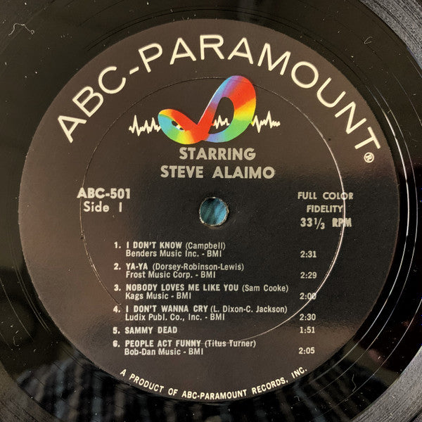 Steve Alaimo : Starring Steve Alaimo (LP, Album, Mono)