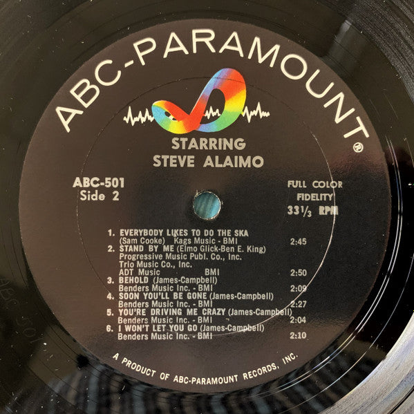 Steve Alaimo : Starring Steve Alaimo (LP, Album, Mono)
