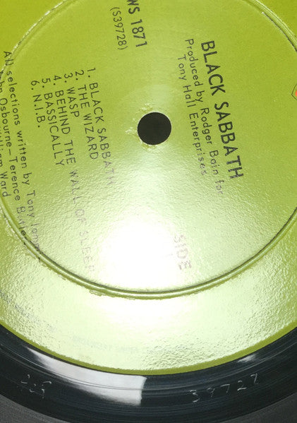 Black Sabbath : Black Sabbath (LP, Album)