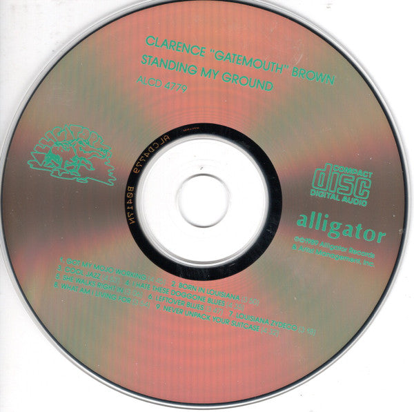 Clarence "Gatemouth" Brown : Standing My Ground (CD, Album, RP)