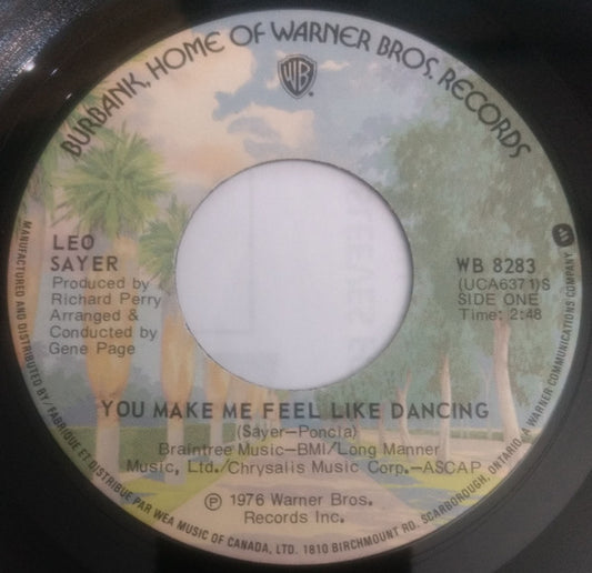 Leo Sayer : You Make Me Feel Like Dancing (7", Single)