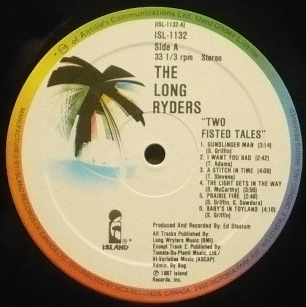 The Long Ryders : Two Fisted Tales (LP, Album)