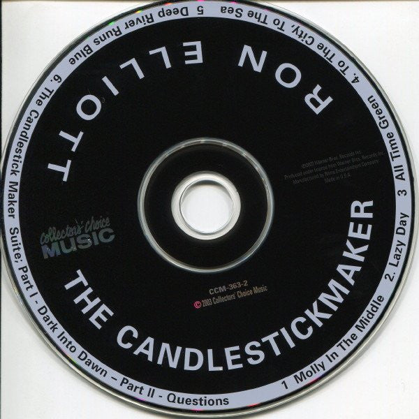 Ron Elliott (2) : The Candlestickmaker (CD, Album)