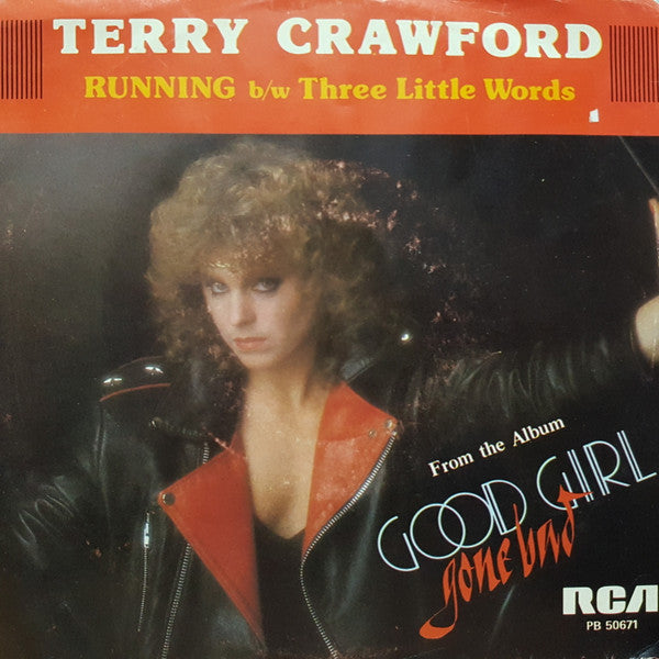 Terry Crawford : Running / Three Little Words (7", Single)