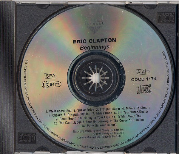 Eric Clapton : Beginnings (CD, Comp)