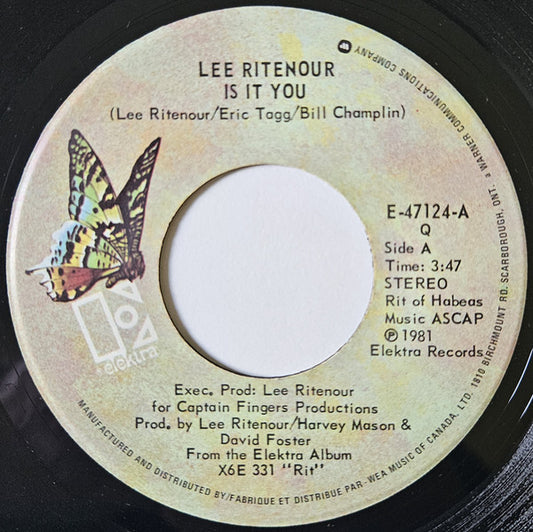 Lee Ritenour : Is It You / Countdown (Captain Fingers) (7")