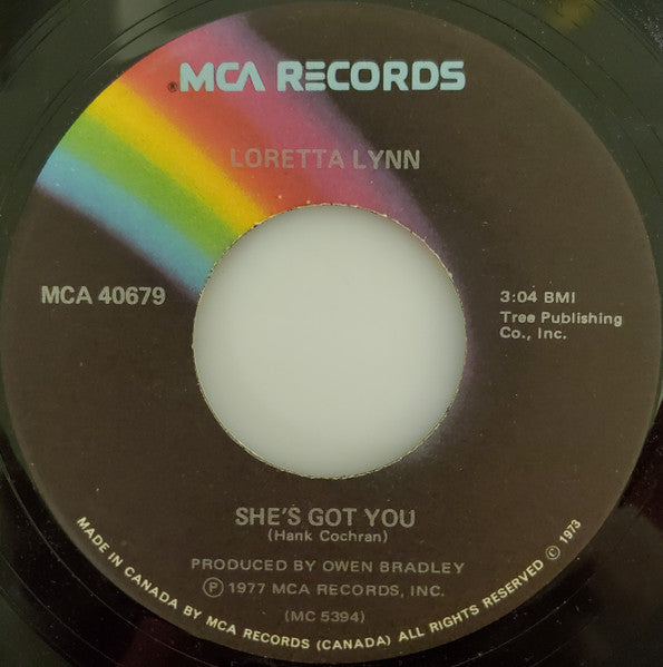 Loretta Lynn : She's Got You (7", Single)