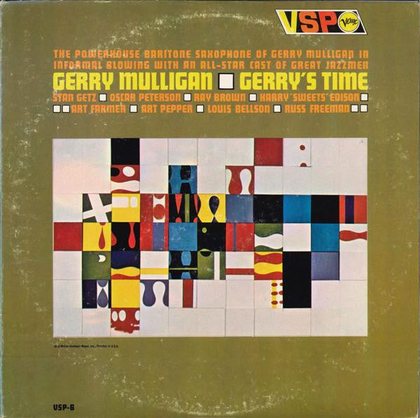 Gerry Mulligan : Gerry's Time (LP, Album, Comp, Mono)