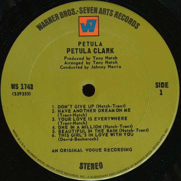 Petula Clark : Petula (LP, Album, Ter)