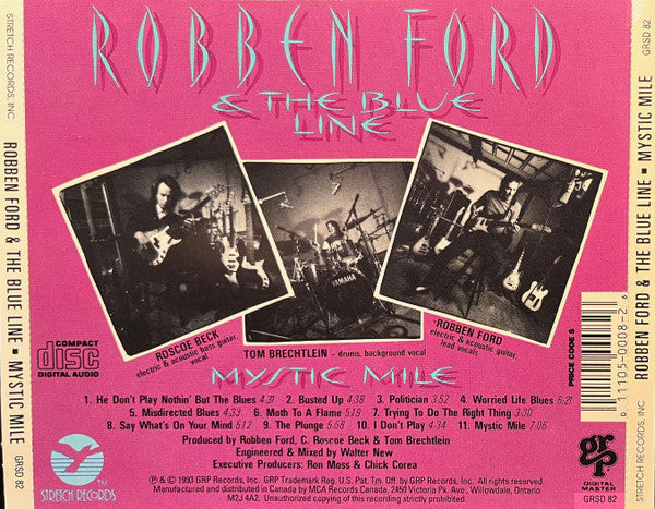 Robben Ford & The Blue Line : Mystic Mile (CD, Album)
