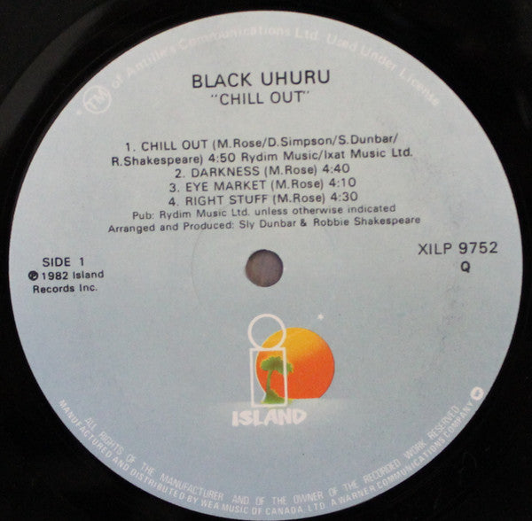 Buy Black Uhuru : Chill Out (LP, Album) Online for a great price