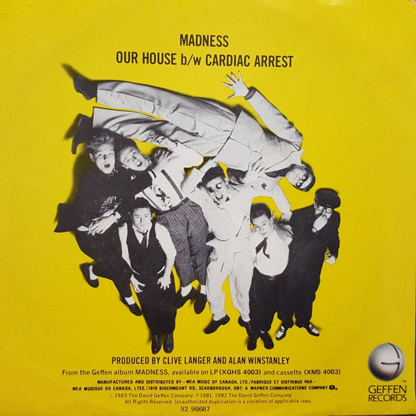 Madness : Our House (7", Single, Pic)