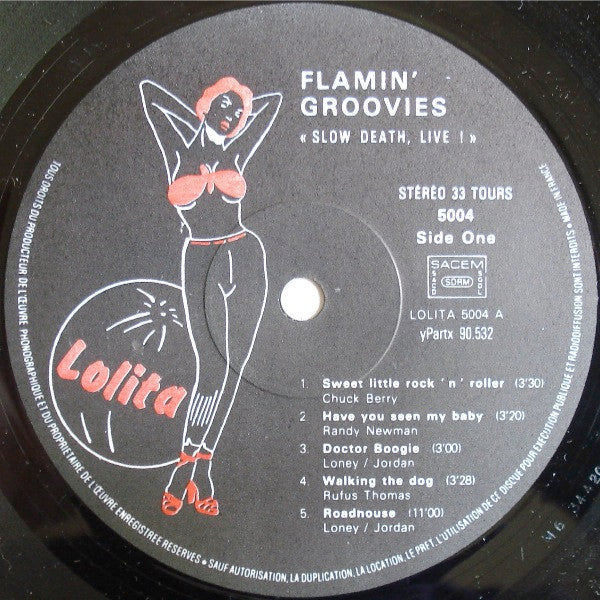 The Flamin' Groovies : Slow Death, Live! (LP, Album)