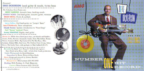 Deke Dickerson & The Ecco-Fonics : Number One Hit Record! (CD, Album)
