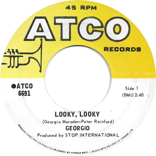 Giorgio Moroder : Looky, Looky / Happy Birthday (7", Single)