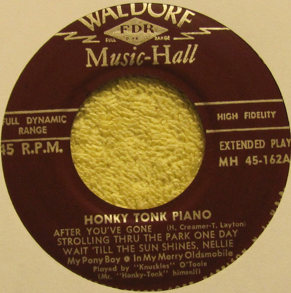 Knuckles O'Toole : Honky Tonk Piano (7", EP)