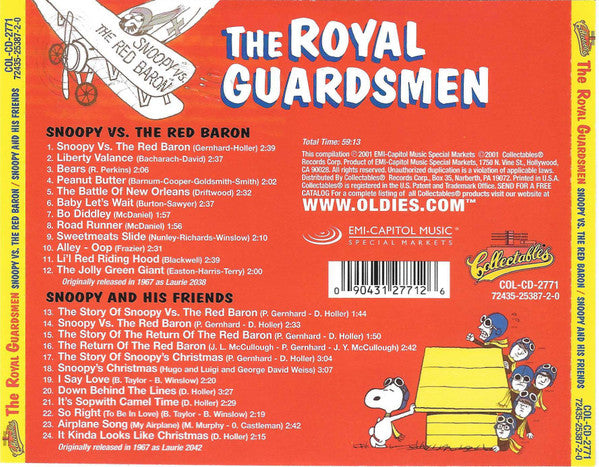 The Royal Guardsmen : Snoopy Vs. The Red Baron / Snoopy And His Friends (CD, Comp)