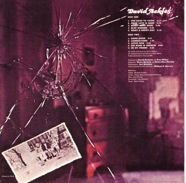 David Ackles : David Ackles (CD, Album, RE)